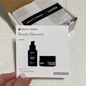 LILFOX flower goo and succulent pudding BNIB from beauty heros box